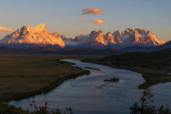 Torres del Paine Massif at Dawn in Chile