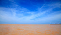 Mouth of the Kinabatangan River at the Sulu Sea