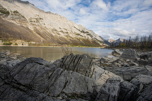 Medicine Lake and the Colin Range